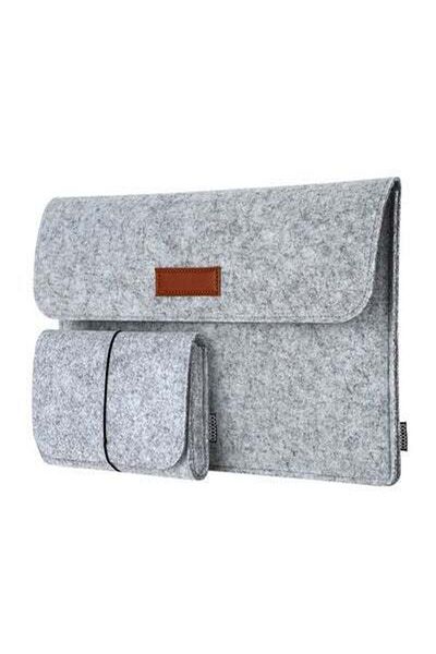 HALAMODO Laptop Felt Sleeve Light Grey