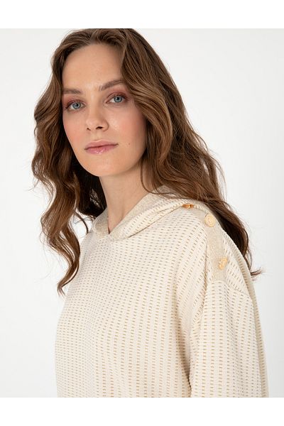 Pierre Cardin Cream Comfort Fit Sweatshirt 50301468 -Vr071