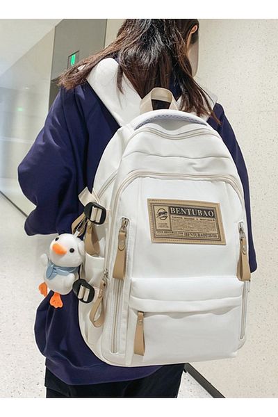ETG Student Large-Capacity Casual Fashion Backpack School Bag 32*19*46cm