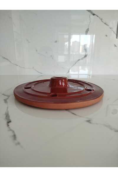 Cappadocia Family Store Dolma Sarma Taşı Kapağ 23 Cm - Çömlek Delikli Dolma Taşı- Yaprak Sarma Güveç Kapak 23 Cm