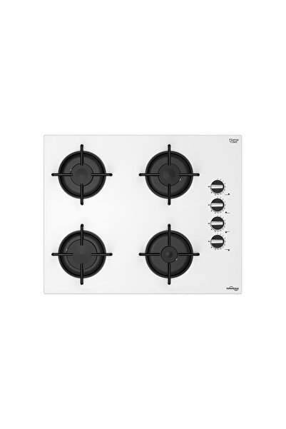Tommatech TAO6001WG Ankastre Gazlı Ocak 65 Cm Beyaz Cam