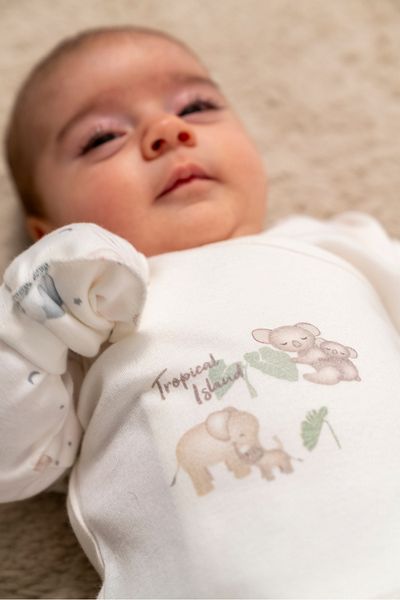 Bubbles 100% Organic Cotton Tropical Koala 5 Piece Hospital Exit Set