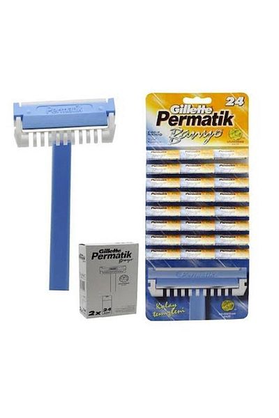 Gillette Permatic Bath 48 Pieces 2x24 Pieces Chart