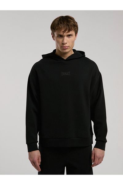 EVERLAST Мъжки суитшърт с качулка Ever Relaxed Comfort, черен