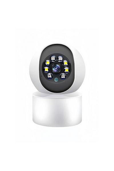 COOYA Home WiFi surveillance camera,360 panoramic HD,3 million pixels,64G memory,with night vision,white