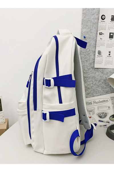 ETG Simple and Large Capacity Leisure Backpack for Middle and High School Students 33*19*46CM
