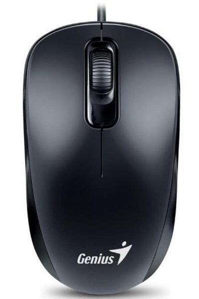 GENIUS Mouse Genius DX-110, Ambidextru (Negru)