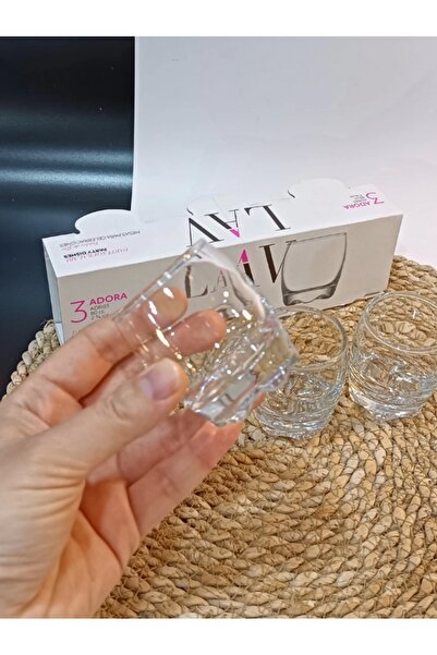 ÇAYLAR AVM Adora Coffee Lava 3-Piece Sides Cup - Adr03