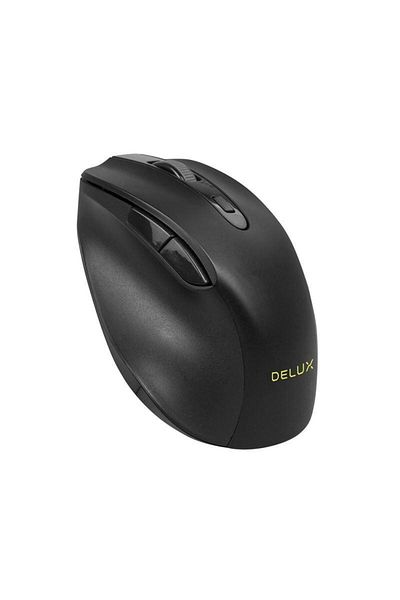Delux Mouse Wireless Delux M517, 1600 DPI (Negru)