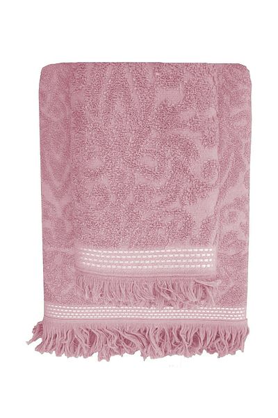Mira Home Σετ Πετσέτες Μπάνιου Luxury Fringed 100% Cotton Lalezar