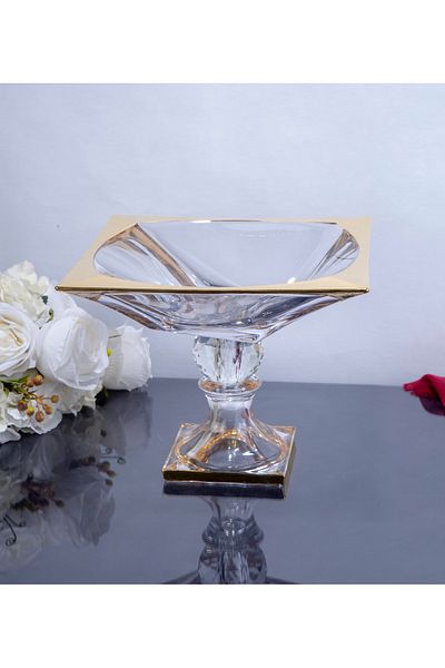 ARGKRİSTAL Gold Star Qadron Delux Plus Premium 24 Ayr Alnitil with Reverse Image from the Bowl