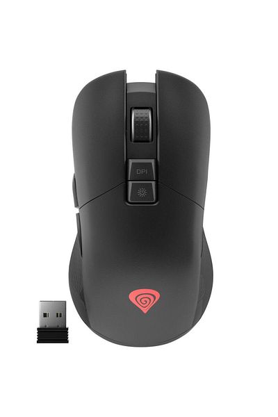 Genesis Mouse wireless pentru jocuri Genesis Zircon 330, optic, 3600 DPI (Negru)