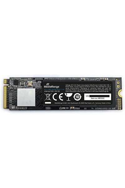 MediaRange SSD MediaRange MR1032, 512 GB, M.2 2280, NVMe, PCIe 3.1x4, TLC Nand
