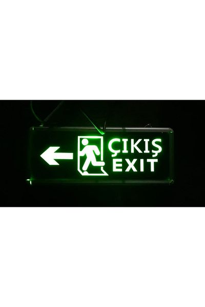CİHAN Emergency Exit Luminaire Right - Left (Ci̇han Jn-105) Led Exit Sign