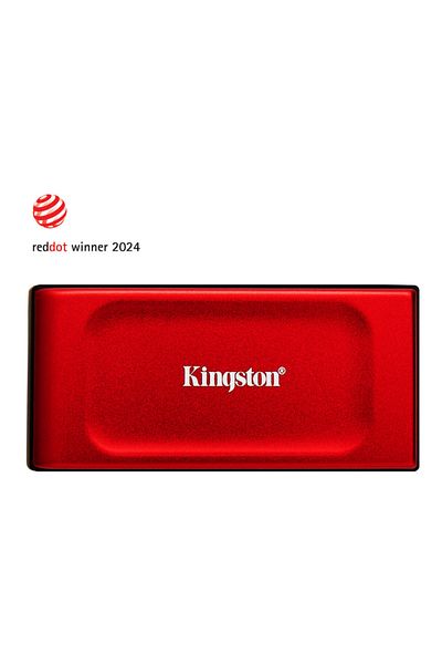 Kingston SSD extern Kingston XS1000 2TB, USB 3.2 vârf C (Rosu)