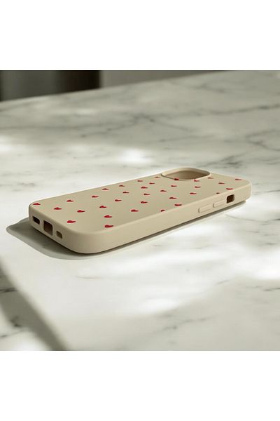 gngcase حافظة هاتف من السيليكون بنمط قلب متوافقة مع iPhone 13 وiPhone 14