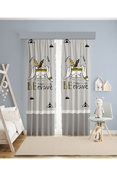 MEKTA HOME ДИТЯЧА ТА ДИТЯЧА КІМНАТА Будь сміливою, дівчинко! Завіса з індіанс...