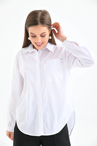 Park Karon Довга сорочка Oversize Basic - з кишенями