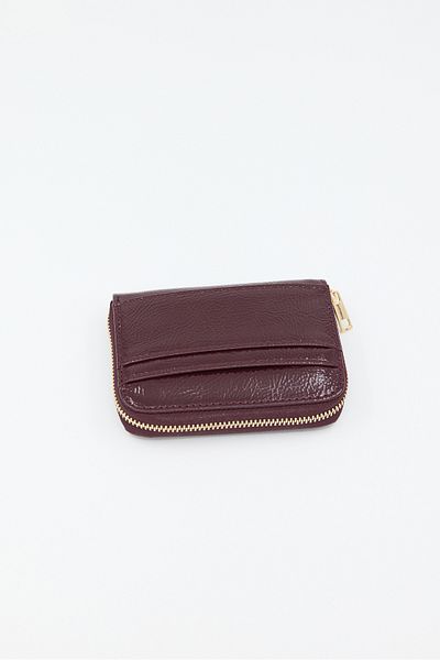 Addax Czdn121-f6 Model Zippered Card Holder Wallet