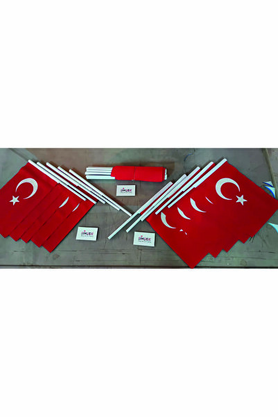 şimşek dijital 20x30 cm bez bayrak 10 adet