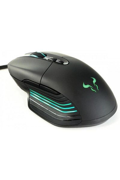 Riotoro Mouse Riotoro Nadix, USB, 10000 DPI, iluminat RGB (Negru)