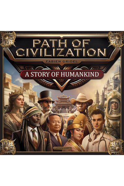 Da Vinci Board Game Path of Civilization (ingilizce)