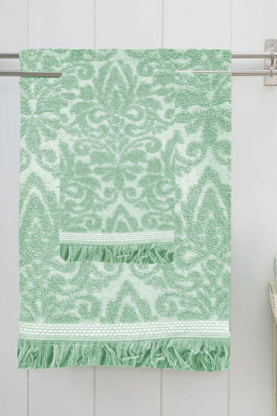 Mira Home Розкішний набір рушників для ванної кімнати з бахромою, 100% бавовна, Lalezar