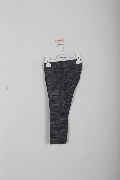 incity Boy's Gray Patterned Stylish Trousers