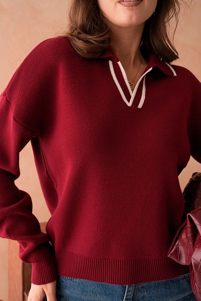 Park Karon Pulover de damă Poloyaka casual tricot