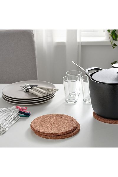 IKEA HEAT Pot Stand, Cork, 19 cm