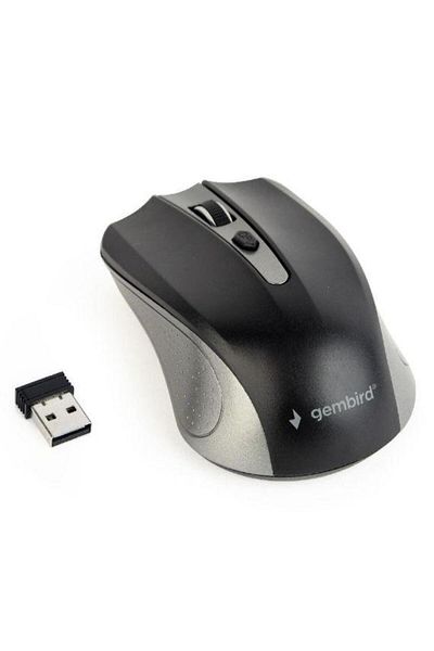 Gembird Mouse optic wireless Gembird MUSW-4B-04-GB, 1600 DPI (Gri/Negru)