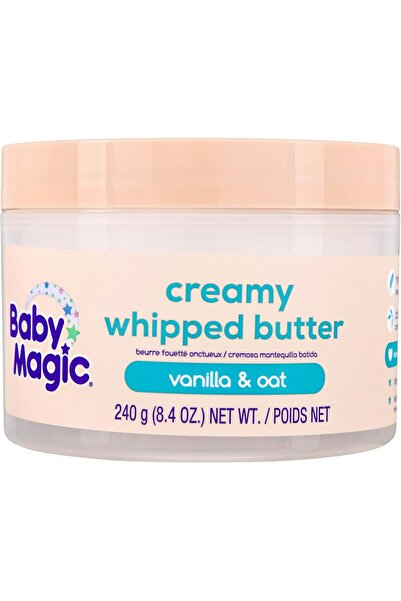 Baby Magic زبدة كريمية مخفوقة مع دقيق الشوفان والفانيليا، 8.4 أونصة