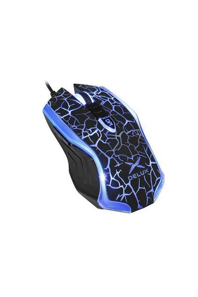 Delux Mouse Gaming Delux M557, 3200DPI, Optic (Negru)