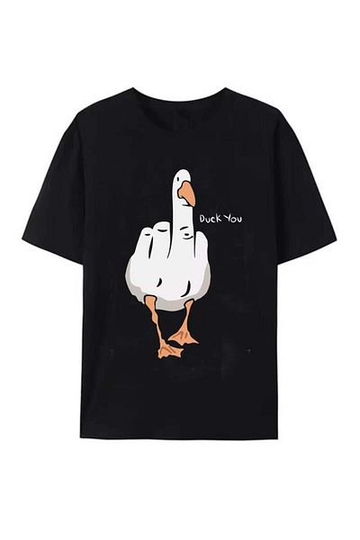 Köstebek Black Duck You Unisex T-Shirt