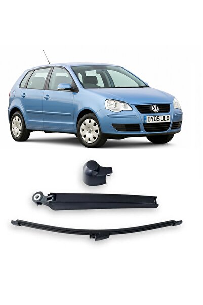 CMEPARTS Volkswagen Polo 2005-2009 Arka Cam Silecek Kolu Ve Süpürgesi Kapak T...