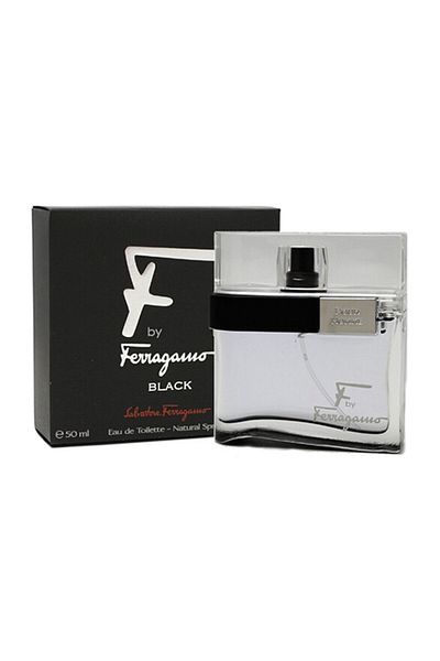 Salvatore Ferragamo F By Ferragamo Black For Men Eau De Toilette 50ml