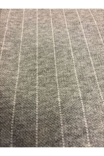 Irmak Kerekli Women's Grey-Ecru V-Neck Striped Buttoned Knitwear Vest Women's Waistcoat 24Y1010