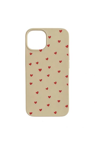 gngcase حافظة هاتف من السيليكون بنمط قلب متوافقة مع iPhone 13 وiPhone 14