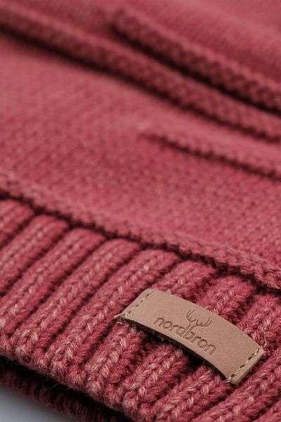 Nordbron 1133C032 Stripe Patterned Men's Red Beret 100413301