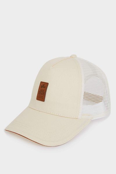 DeFacto Men's Label Printed Woven Baseball Basketball Cap B7990Ax25Sm