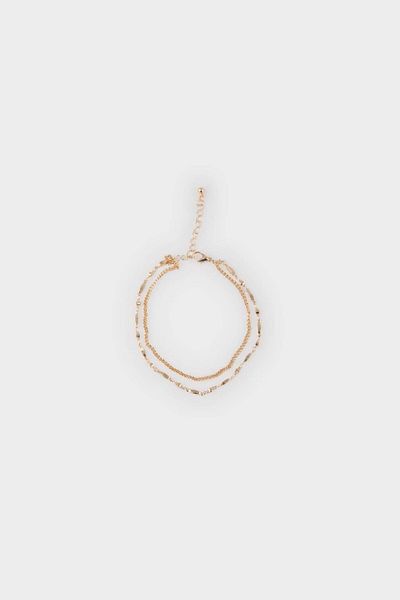 DeFacto Women's 2-Piece Gold Bracelet E8548Axns