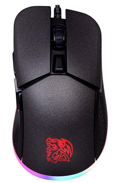 THERMALTAKE Mouse Gaming Thermaltake eSPORTS Iris, LED RGB, 5000 DPI (Negru)