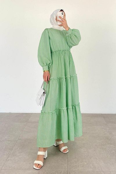 lamelif Convergent Cycling Burning Clothes Green