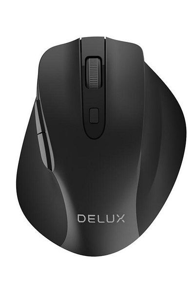 Delux Mouse Optic Delux M517GX-BK, USB fără fir, 1600 DPI (Negru)