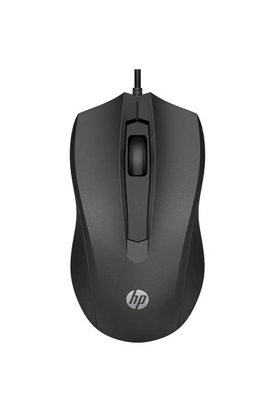 HP Mouse optic HP 100, USB, 1600 dpi (Negru)