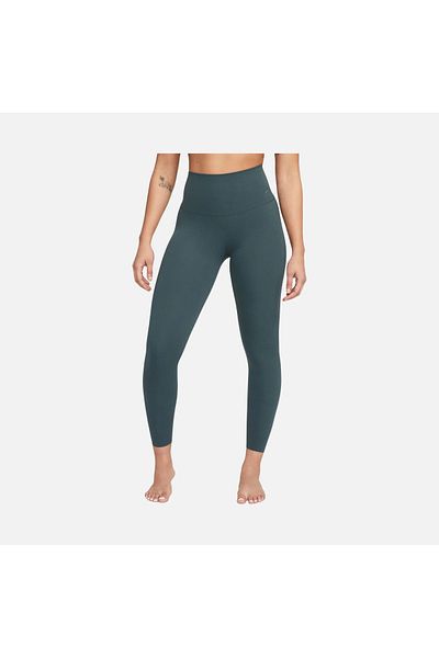 Nike Zenvy Dri-Fit Gentle-Support 7/8 Green Women's Leggings - High-Waisted Infinasoft for Training