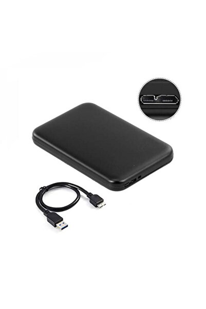 OEM 2.5 Hdd Kutusu Usb 3.0 Harici Harddisk Kutusu - Micro Usb 3.0 Giriş-beyaz
