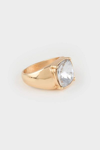 DeFacto Women's Stone 3-Piece Gold Ring E9096Axns