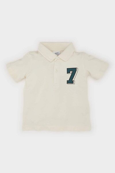 DeFacto Baby Boy Polo Kragen gedruckt Pique Kurzarm T-Shirt E1126a525sm
