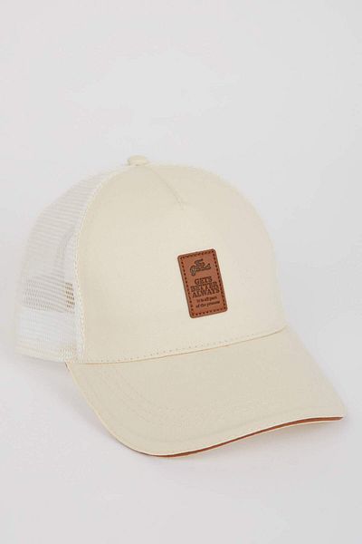 DeFacto Men's Label Printed Woven Baseball Basketball Cap B7990Ax25Sm